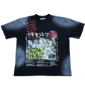"5 Stages of Grief" Tee in Washed Black