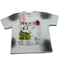 "5 Stages of Grief Tee" in Washed White